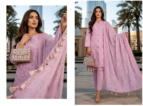 Dhanak 3 piece Embroided